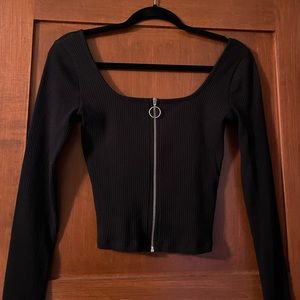 Hollister zipper long sleeve